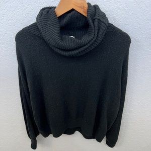 H&M black cowl neck sweater